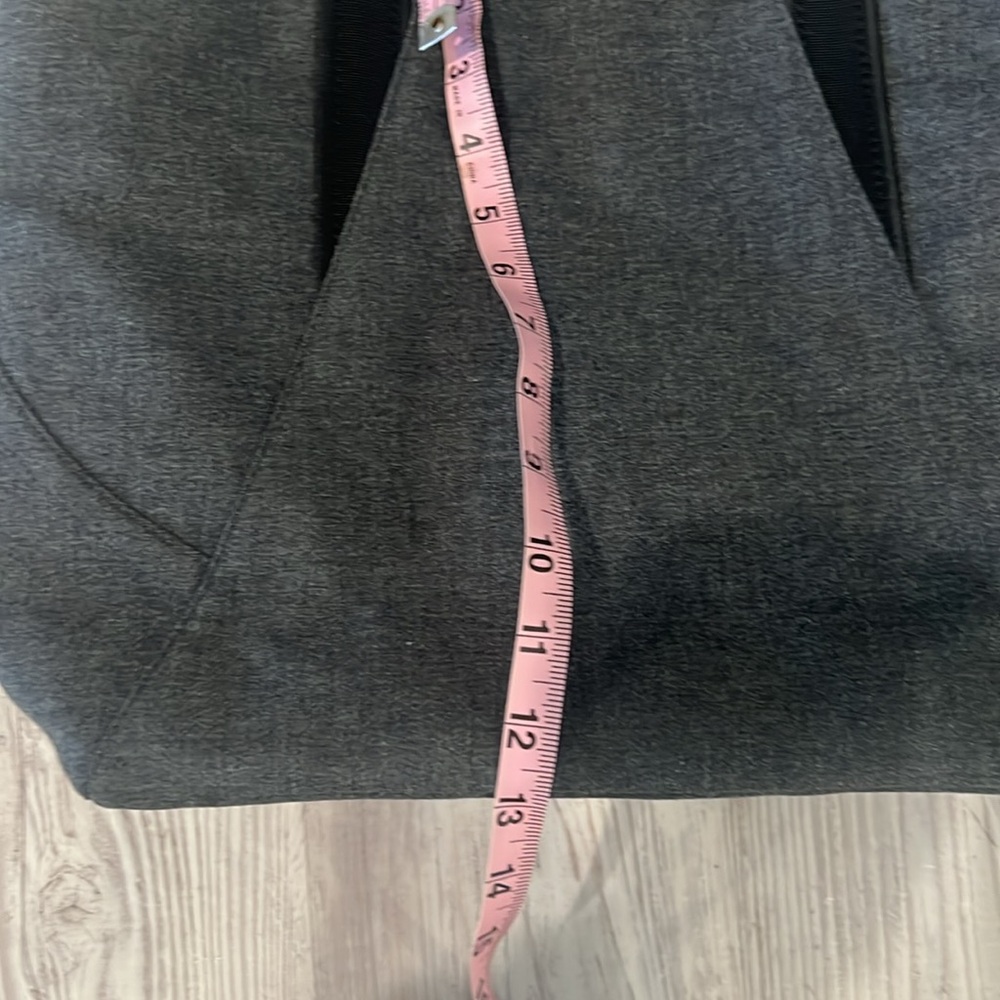 Lululemon Athletica Gray and Black Tote with matching small clutch - Picture 6 of 11